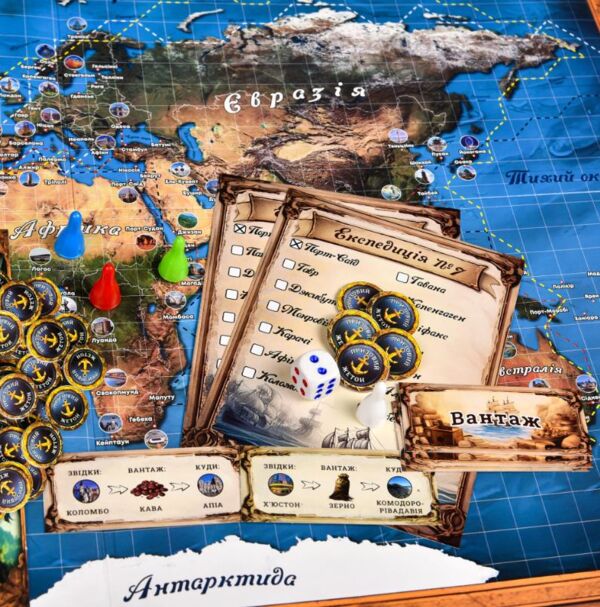 Гра настільна Навколо світу 30110 Ціна (цена) 374.06грн. | придбати  купити (купить) Гра настільна Навколо світу 30110 доставка по Украине, купить книгу, детские игрушки, компакт диски 5