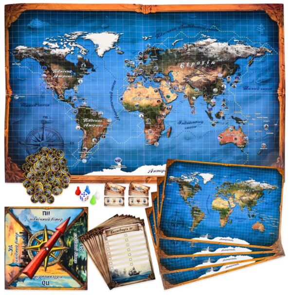 Гра настільна Навколо світу 30110 Ціна (цена) 374.06грн. | придбати  купити (купить) Гра настільна Навколо світу 30110 доставка по Украине, купить книгу, детские игрушки, компакт диски 2