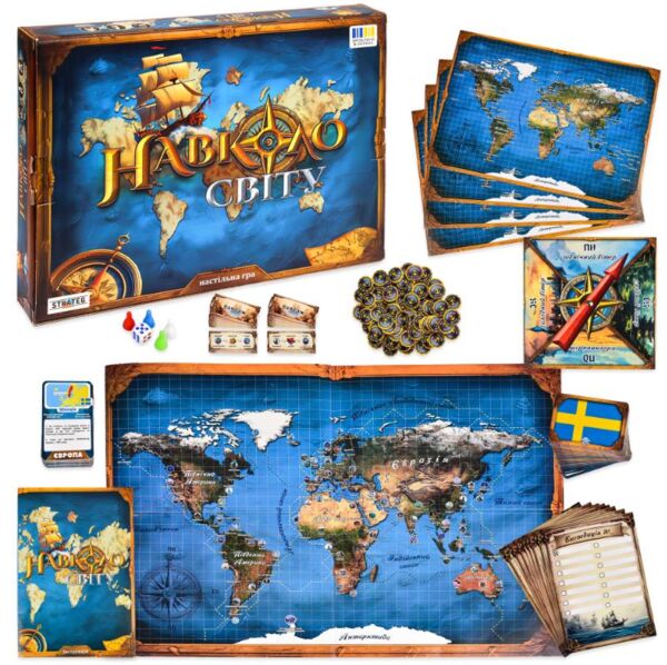 Гра настільна Навколо світу 30110 Ціна (цена) 374.06грн. | придбати  купити (купить) Гра настільна Навколо світу 30110 доставка по Украине, купить книгу, детские игрушки, компакт диски 1
