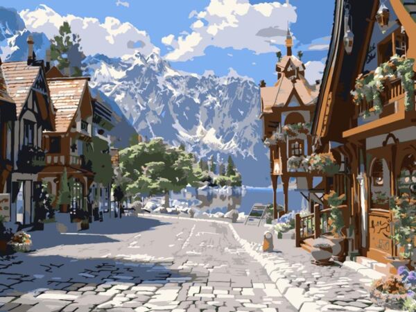 Розпис по номерах 30х40 SS-1249 Тиха вуличка Strateg Ціна (цена) 141.65грн. | придбати  купити (купить) Розпис по номерах 30х40 SS-1249 Тиха вуличка Strateg доставка по Украине, купить книгу, детские игрушки, компакт диски 0