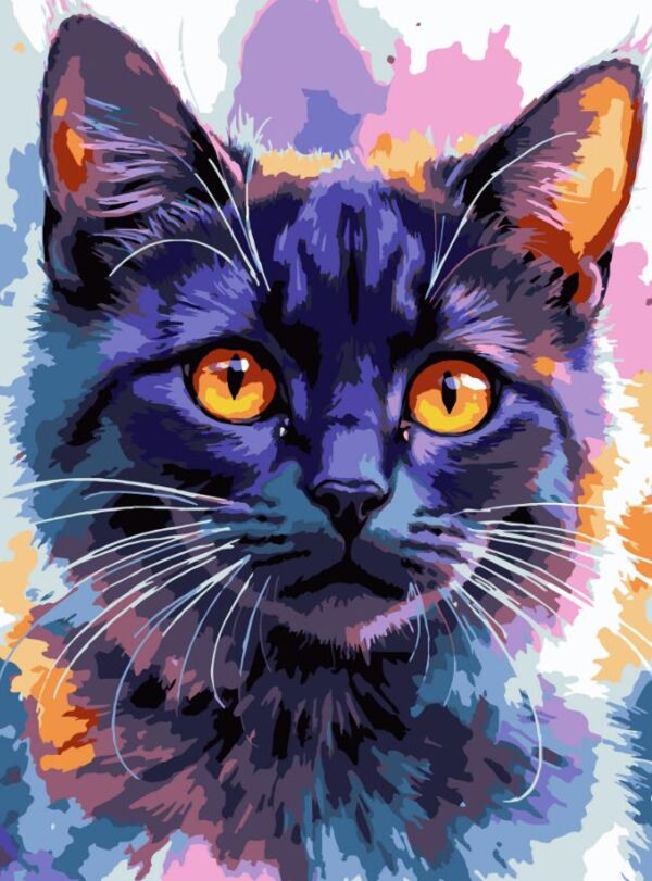 Розпис по номерах 30х40 SS-1256 Зоряний кіт Strateg Ціна (цена) 141.65грн. | придбати  купити (купить) Розпис по номерах 30х40 SS-1256 Зоряний кіт Strateg доставка по Украине, купить книгу, детские игрушки, компакт диски 0