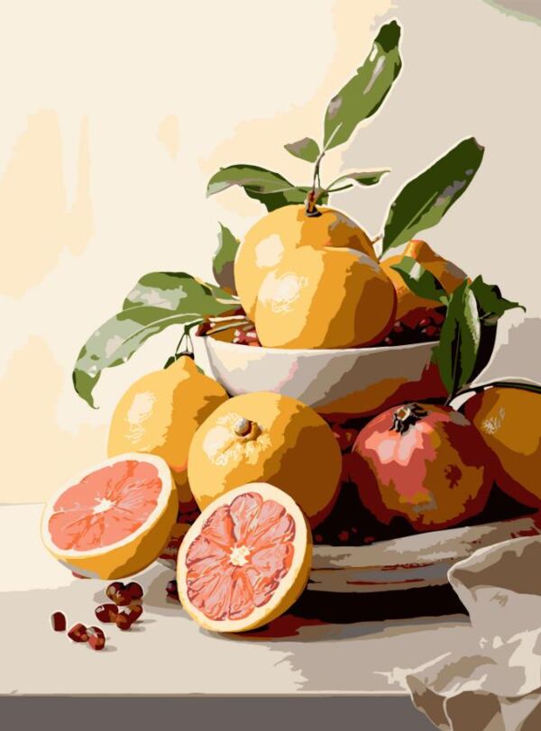 Розпис по номерах 30х40 SS-1263 Фруктовий натюрморт Strateg Ціна (цена) 141.65грн. | придбати  купити (купить) Розпис по номерах 30х40 SS-1263 Фруктовий натюрморт Strateg доставка по Украине, купить книгу, детские игрушки, компакт диски 0