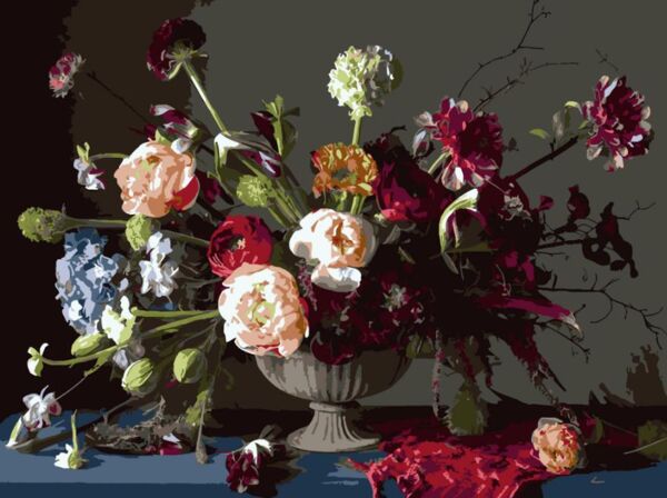 Розпис по номерах 30х40 SS-1271 Розкішний букет Strateg Ціна (цена) 141.65грн. | придбати  купити (купить) Розпис по номерах 30х40 SS-1271 Розкішний букет Strateg доставка по Украине, купить книгу, детские игрушки, компакт диски 0