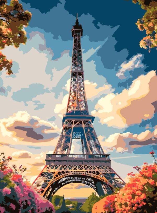 Розпис по номерах 30х40 SS-1280 Ейфелева вежа Strateg Ціна (цена) 141.65грн. | придбати  купити (купить) Розпис по номерах 30х40 SS-1280 Ейфелева вежа Strateg доставка по Украине, купить книгу, детские игрушки, компакт диски 0