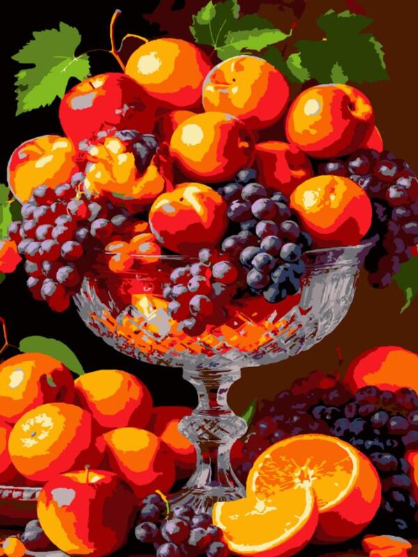 Розпис по номерах 30х40 SS-1282 Фруктова палітра Strateg Ціна (цена) 141.65грн. | придбати  купити (купить) Розпис по номерах 30х40 SS-1282 Фруктова палітра Strateg доставка по Украине, купить книгу, детские игрушки, компакт диски 0