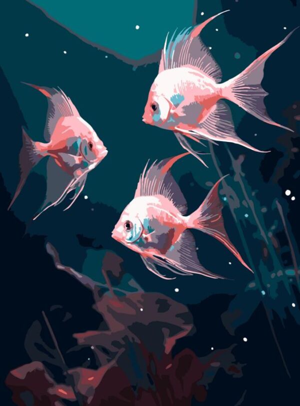 Розпис по номерах 30х40 SS-1291 Яскраві риби Strateg Ціна (цена) 141.65грн. | придбати  купити (купить) Розпис по номерах 30х40 SS-1291 Яскраві риби Strateg доставка по Украине, купить книгу, детские игрушки, компакт диски 0