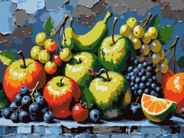 Розпис по номерах 30х40 SS-1303 Фруктова класика "Strateg"