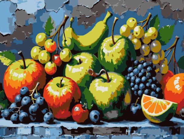 Розпис по номерах 30х40 SS-1303 Фруктова класика Strateg Ціна (цена) 141.65грн. | придбати  купити (купить) Розпис по номерах 30х40 SS-1303 Фруктова класика Strateg доставка по Украине, купить книгу, детские игрушки, компакт диски 0