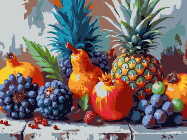 Розпис по номерах 30х40 SS-1304 Тропічні фрукти Strateg Ціна (цена) 141.65грн. | придбати  купити (купить) Розпис по номерах 30х40 SS-1304 Тропічні фрукти Strateg доставка по Украине, купить книгу, детские игрушки, компакт диски 0