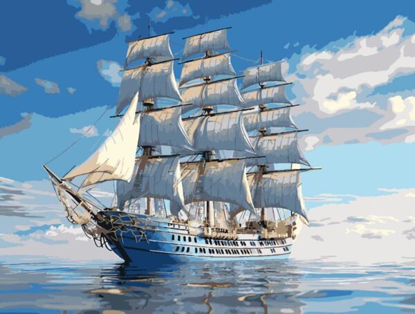 Розпис по номерах 30х40 SS-1314 Корабль на горизонті Strateg Ціна (цена) 141.65грн. | придбати  купити (купить) Розпис по номерах 30х40 SS-1314 Корабль на горизонті Strateg доставка по Украине, купить книгу, детские игрушки, компакт диски 0