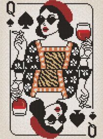 Алмазна мозаїка 30х40 AMO20176 Карта королеви "Ідейка"