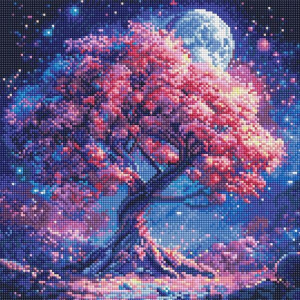 Алмазна мозаїка 40х40 AMO8214 Силует дерева Ідейка Ціна (цена) 279.90грн. | придбати  купити (купить) Алмазна мозаїка 40х40 AMO8214 Силует дерева Ідейка доставка по Украине, купить книгу, детские игрушки, компакт диски 0