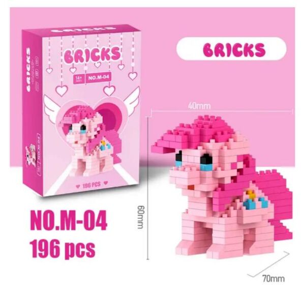 Конструктор Magic Blocks My Little Pony 196 деталей M-04 Ціна (цена) 49.00грн. | придбати  купити (купить) Конструктор Magic Blocks My Little Pony 196 деталей M-04 доставка по Украине, купить книгу, детские игрушки, компакт диски 0