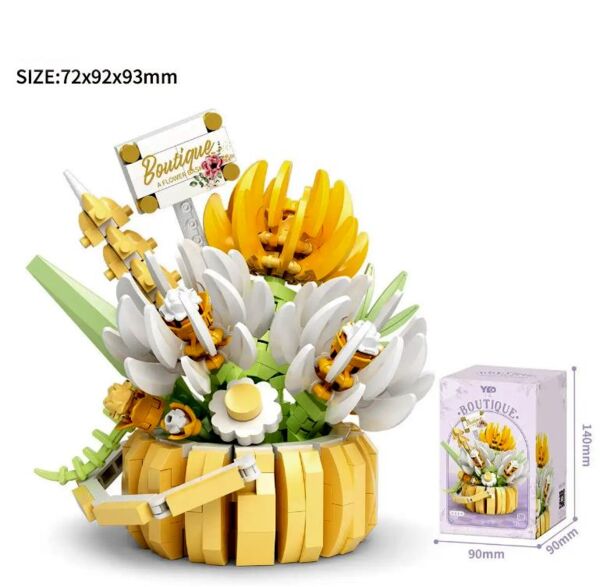 Конструктор YKO Boutigue квіти в кошику осіння хризантема 517 деталей P1089 Ціна (цена) 220.10грн. | придбати  купити (купить) Конструктор YKO Boutigue квіти в кошику осіння хризантема 517 деталей P1089 доставка по Украине, купить книгу, детские игрушки, компакт диски 0