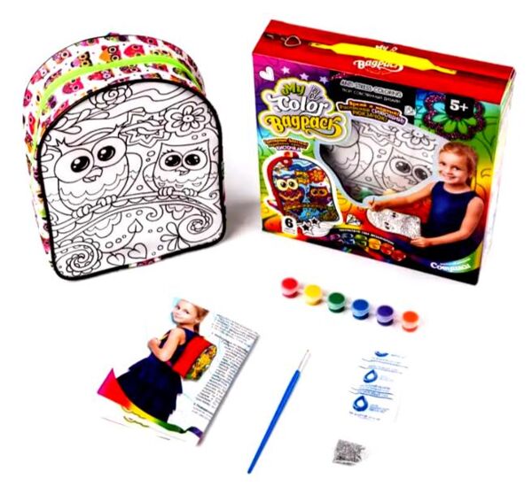 Набір My Color Bag Pack CВР-01-01 рюкзачок-розмальовка Ціна (цена) 190.70грн. | придбати  купити (купить) Набір My Color Bag Pack CВР-01-01 рюкзачок-розмальовка доставка по Украине, купить книгу, детские игрушки, компакт диски 1