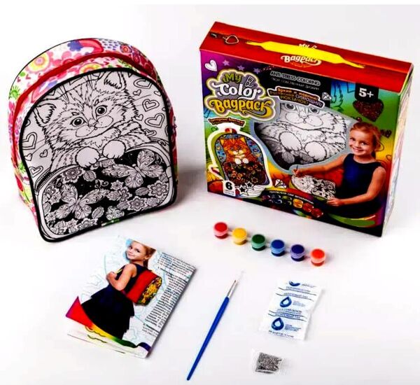 Набір My Color Bag Pack CВР-01-05 рюкзачок-розмальовка Ціна (цена) 190.70грн. | придбати  купити (купить) Набір My Color Bag Pack CВР-01-05 рюкзачок-розмальовка доставка по Украине, купить книгу, детские игрушки, компакт диски 1