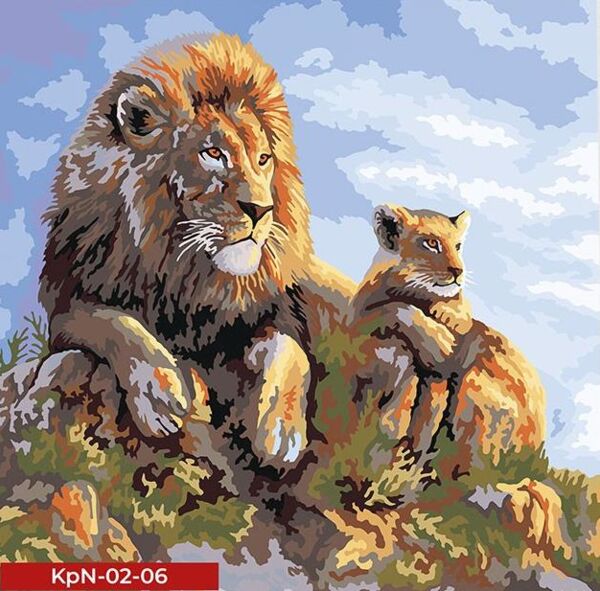 Розпис по номерах 40х40 KpN-02-06 Coloring by numbers розмальовка за номером Ціна (цена) 111.30грн. | придбати  купити (купить) Розпис по номерах 40х40 KpN-02-06 Coloring by numbers розмальовка за номером доставка по Украине, купить книгу, детские игрушки, компакт диски 0