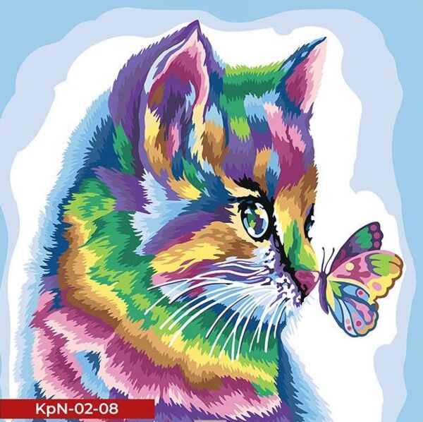 Розпис по номерах 40х40 KpN-02-08 Coloring by numbers розмальовка за номером Ціна (цена) 111.30грн. | придбати  купити (купить) Розпис по номерах 40х40 KpN-02-08 Coloring by numbers розмальовка за номером доставка по Украине, купить книгу, детские игрушки, компакт диски 0