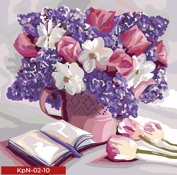 Розпис по номерах 40х40 KpN-02-10 Coloring by numbers розмальовка за номером Ціна (цена) 111.30грн. | придбати  купити (купить) Розпис по номерах 40х40 KpN-02-10 Coloring by numbers розмальовка за номером доставка по Украине, купить книгу, детские игрушки, компакт диски 0