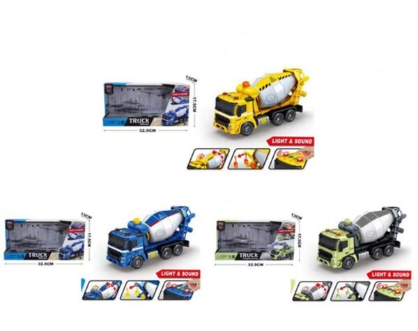 Будтехніка бетонозмішувач 26 см інерційна рухомі деталі 3 кольори A1110-2-12-22 Ціна (цена) 339.58грн. | придбати  купити (купить) Будтехніка бетонозмішувач 26 см інерційна рухомі деталі 3 кольори A1110-2-12-22 доставка по Украине, купить книгу, детские игрушки, компакт диски 1