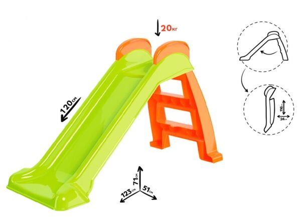 Гірка дитяча 8058 Ціна (цена) 826.10грн. | придбати  купити (купить) Гірка дитяча 8058 доставка по Украине, купить книгу, детские игрушки, компакт диски 1