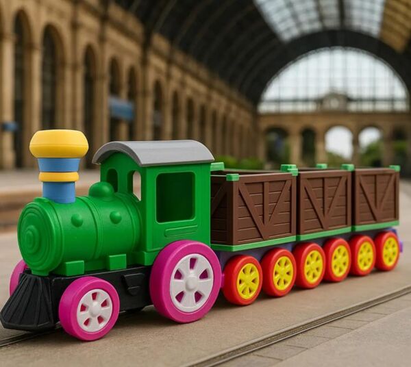 Вагон 3D Джунглі TRV605 Ціна (цена) 170.00грн. | придбати  купити (купить) Вагон 3D Джунглі TRV605 доставка по Украине, купить книгу, детские игрушки, компакт диски 2