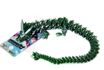 Дракон 30 см Зелено-срібний DGK485-M