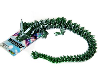 Дракон 40 см Зелено-срібний DGK485-L