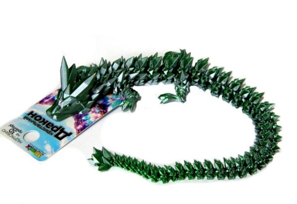 Дракон 50 см Зелено-срібний DGK485-XL Ціна (цена) 460.00грн. | придбати  купити (купить) Дракон 50 см Зелено-срібний DGK485-XL доставка по Украине, купить книгу, детские игрушки, компакт диски 0