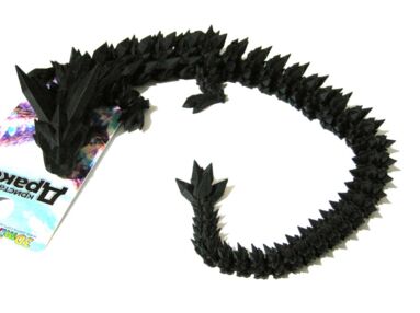 Дракон 50 см Чорний DGK209-XL