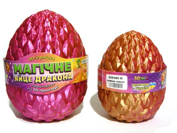 Яйце магічне 10 см Рожево-золоте EGR495-M Ціна (цена) 249.00грн. | придбати  купити (купить) Яйце магічне 10 см Рожево-золоте EGR495-M доставка по Украине, купить книгу, детские игрушки, компакт диски 0