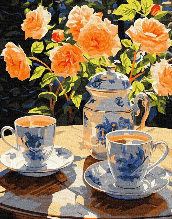 Розпис по номерах 40х50 KHO5683 Чаювання в саду Ідейка Ціна (цена) 190.80грн. | придбати  купити (купить) Розпис по номерах 40х50 KHO5683 Чаювання в саду Ідейка доставка по Украине, купить книгу, детские игрушки, компакт диски 0