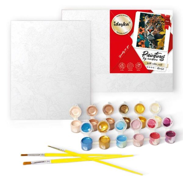 Розпис по номерах 40х50 KHO6516 Вогняна краса з фарбами металік Ідейка Ціна (цена) 196.50грн. | придбати  купити (купить) Розпис по номерах 40х50 KHO6516 Вогняна краса з фарбами металік Ідейка доставка по Украине, купить книгу, детские игрушки, компакт диски 1