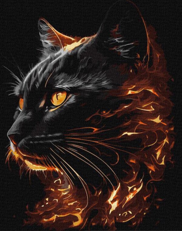 Розпис по номерах 40х50 KHO6516 Вогняна краса з фарбами металік Ідейка Ціна (цена) 196.50грн. | придбати  купити (купить) Розпис по номерах 40х50 KHO6516 Вогняна краса з фарбами металік Ідейка доставка по Украине, купить книгу, детские игрушки, компакт диски 0