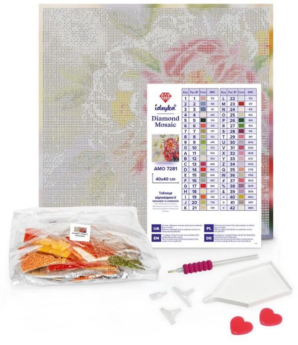 Алмазна мозаїка 40х40 AMO20087 Життя кої Ідейка Ціна (цена) 279.90грн. | придбати  купити (купить) Алмазна мозаїка 40х40 AMO20087 Життя кої Ідейка доставка по Украине, купить книгу, детские игрушки, компакт диски 1