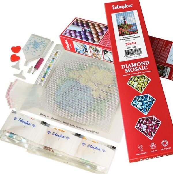 Алмазна мозаїка б/підрамн 40х50 AMC20138 Кошик з полуницею Ідейка Ціна (цена) 226.90грн. | придбати  купити (купить) Алмазна мозаїка б/підрамн 40х50 AMC20138 Кошик з полуницею Ідейка доставка по Украине, купить книгу, детские игрушки, компакт диски 1