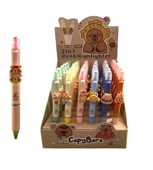 Маркер - ручка 2 в 1 Капібара XH-1125 95-1 Ціна (цена) 20.30грн. | придбати  купити (купить) Маркер - ручка 2 в 1 Капібара XH-1125 95-1 доставка по Украине, купить книгу, детские игрушки, компакт диски 0