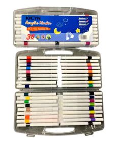 Маркери акрилові 36 кольорів в пластиковій упаковці 1102-36 104-7