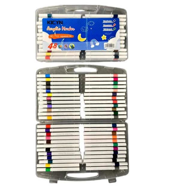 Маркери акрилові 48 кольорів в пластиковій упаковці 1102-48 104-8 Ціна (цена) 133.00грн. | придбати  купити (купить) Маркери акрилові 48 кольорів в пластиковій упаковці 1102-48 104-8 доставка по Украине, купить книгу, детские игрушки, компакт диски 0