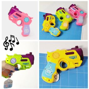 Пістолет іграшковий 13,5см музика світло HJ-9022