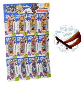 Міні скейтборд для пальців фінгерборд 9,5 см кольори в асортименті 6863-1