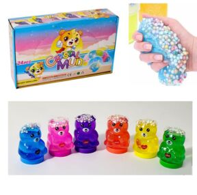 Слайм перлам з кольоровими кульками Ведмедик кольори в асортименті 19-1