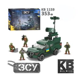 Конструктор військовий машина РЕБ Буковель-AD 353 деталі KB 1159