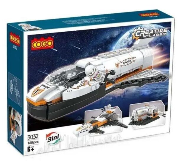 Конструктор 168 елементів Креативність Космічний корабель COGO 3032 Ціна (цена) 290.10грн. | придбати  купити (купить) Конструктор 168 елементів Креативність Космічний корабель COGO 3032 доставка по Украине, купить книгу, детские игрушки, компакт диски 0