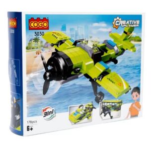 Конструктор 178 елементів Креативність Літачок COGO 3030
