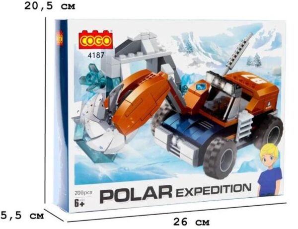 Конструктор 200 елементів Місто Криголам COGO 4187 Ціна (цена) 240.50грн. | придбати  купити (купить) Конструктор 200 елементів Місто Криголам COGO 4187 доставка по Украине, купить книгу, детские игрушки, компакт диски 1