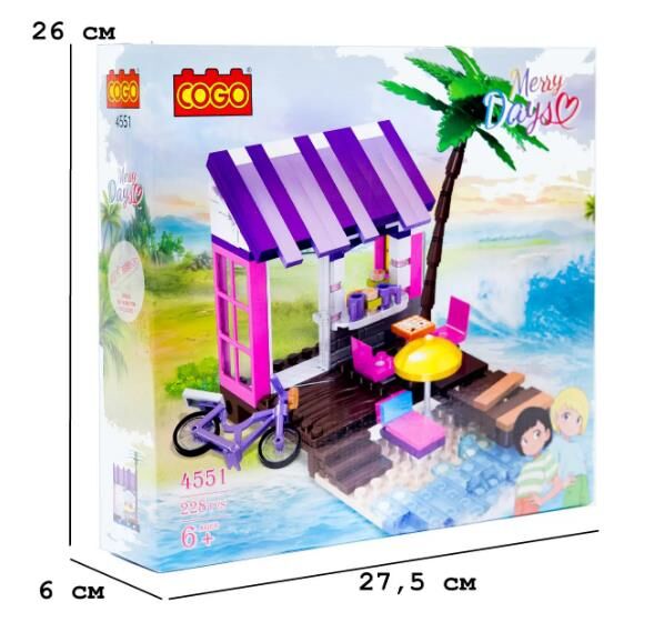 Конструктор 228 елементів Дівчатка Серфінг COGO 4551 Ціна (цена) 292.30грн. | придбати  купити (купить) Конструктор 228 елементів Дівчатка Серфінг COGO 4551 доставка по Украине, купить книгу, детские игрушки, компакт диски 1