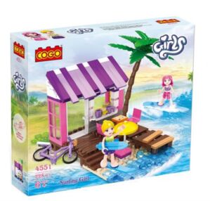 Конструктор 228 елементів Дівчатка Серфінг COGO 4551