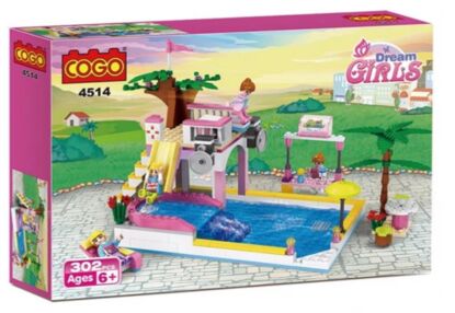 Конструктор 302 елементів Дівчатка  Басеїн COGO 4514