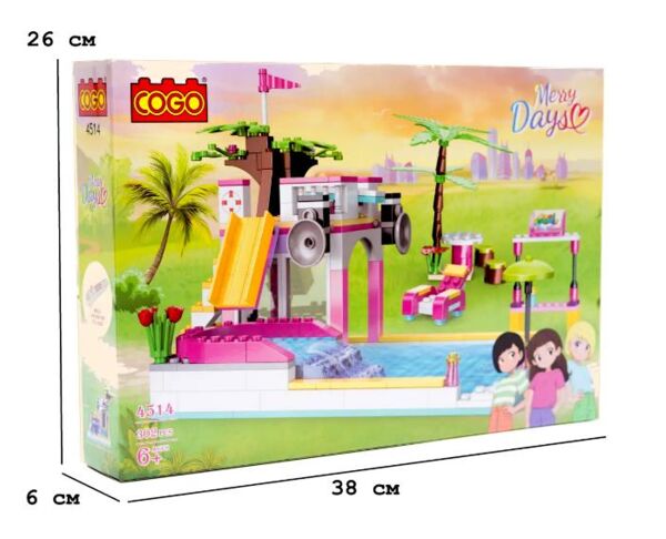 Конструктор 302 елементів Дівчатка  Басеїн COGO 4514 Ціна (цена) 437.90грн. | придбати  купити (купить) Конструктор 302 елементів Дівчатка  Басеїн COGO 4514 доставка по Украине, купить книгу, детские игрушки, компакт диски 1